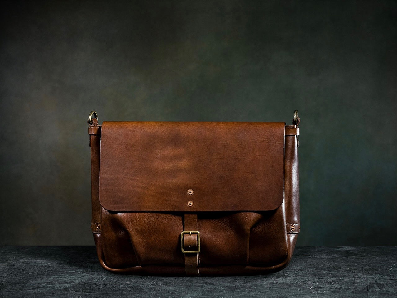 Leather Crossbody Bag in Brown | Man Purse, Shoulder Bag