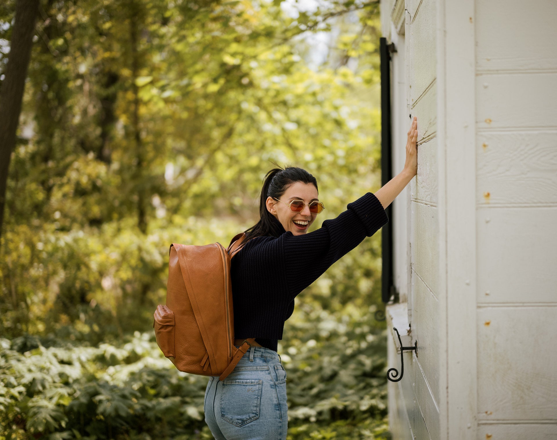 Satchel and best sale page backpack