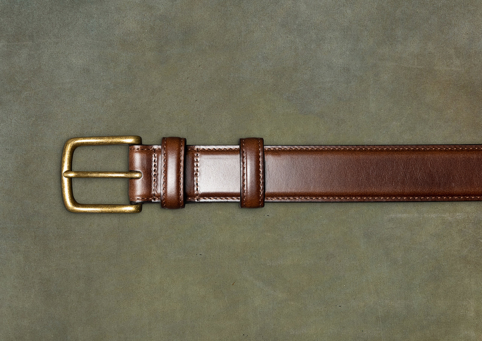 Brown Leather Dress Belt – Satchel & Page