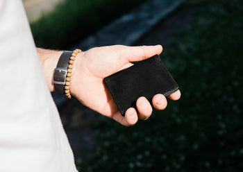 Leather Card Holder (Black)