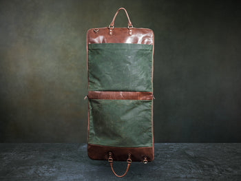 NEW! HERMES Garment Bag Canvas Suit Cover Expandable travel Long