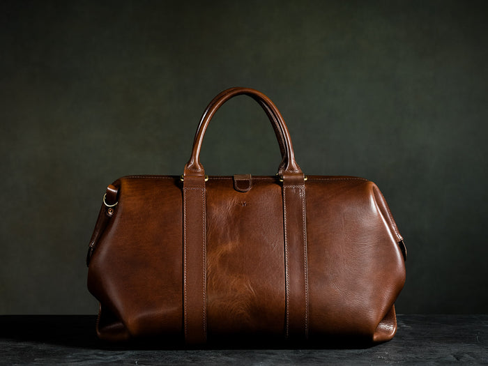 Satchel or Gladstone Bag Traveling Inkwell