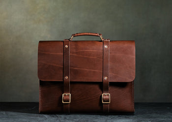 Mens leather briefcase sale online